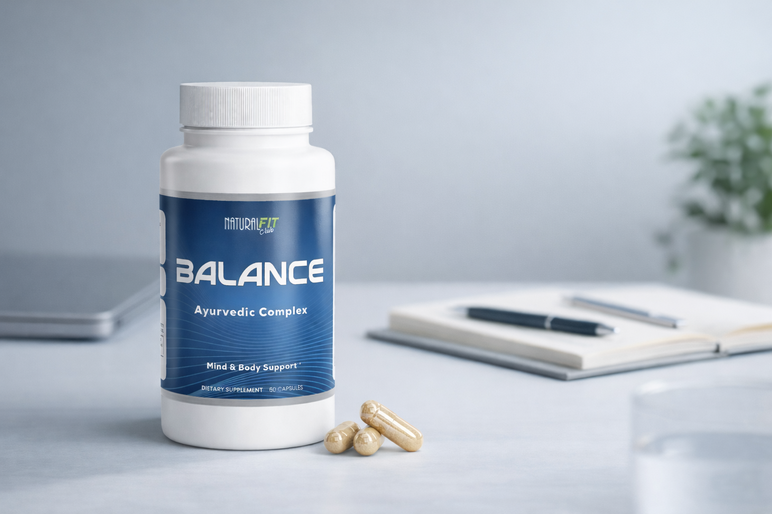 Balance clean product shot
